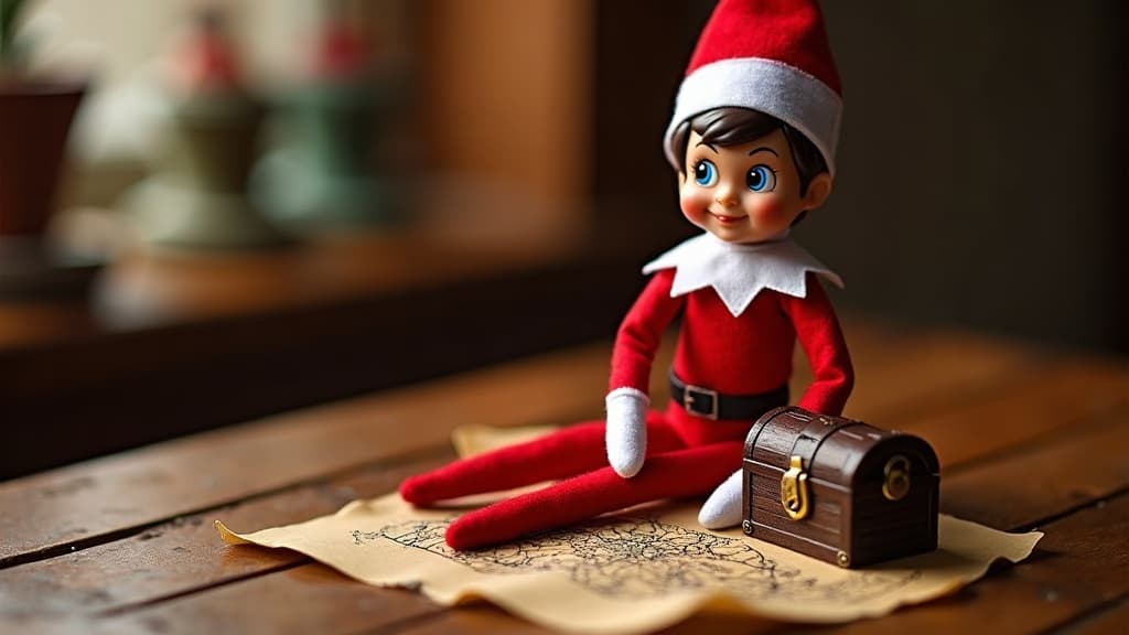 Piraten-Themen Elf on the Shelf Abenteuer
