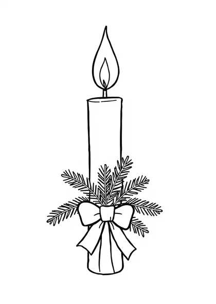 Christmas candle
