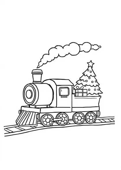 Christmas toy train