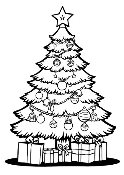 Decorated Christmas tree