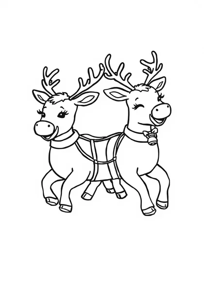 Flying reindeer team