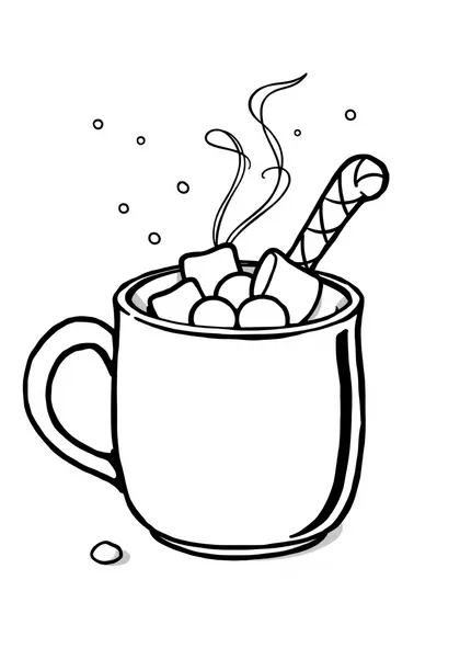 Mug of hot cocoa