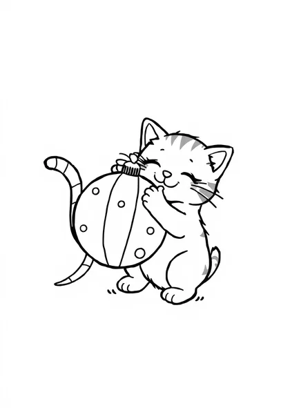 Kitten and a bauble