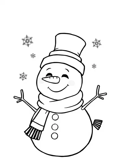 Friendly snowman