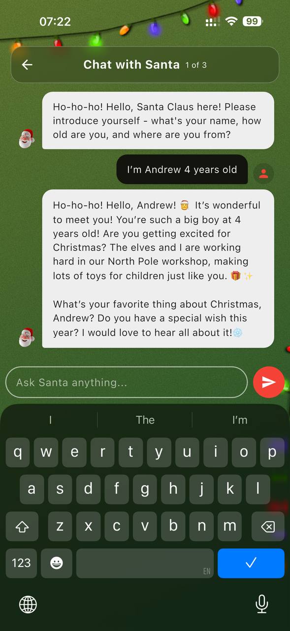Parlez au Père Noël en ligne 24h/24